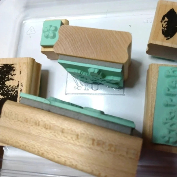 Stampin' Up Rubber Stamps Bundle-Distressed Flowers, delight, Dream-Retired Set - Picture 7 of 8